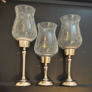 Crackle Wine Glass for Decoration